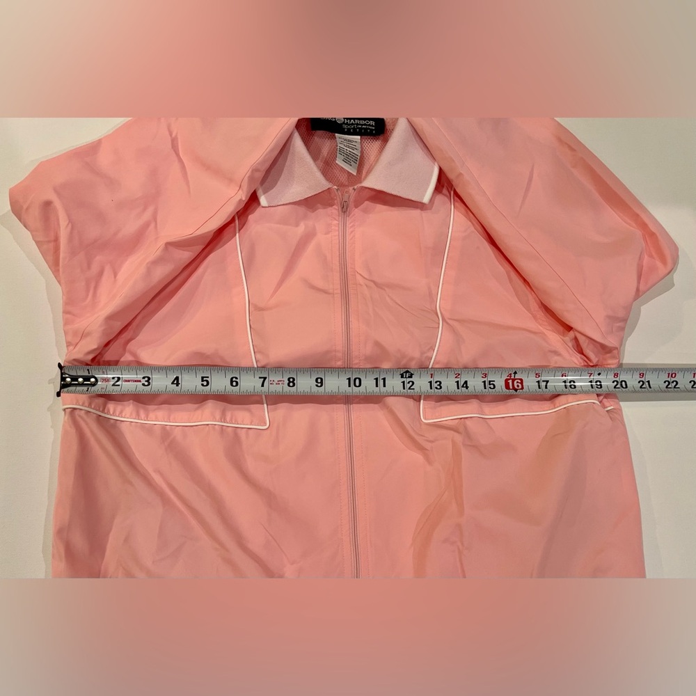 Sag Harbor Petite Medium Pink Women's Jacket Tennis Pickleball Sport - Picture 11 of 13